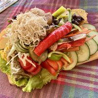 Brettljause vegan  at Bioweingut Otto Knaus in Sulztal