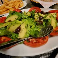Avocado salad at Kellari in Crete