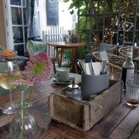 Gemütlicher Hinterhof at Pfefferminzje in Koblenz