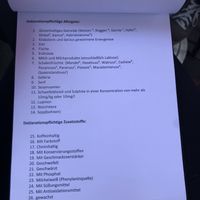 Menu at Pfefferminzje in Koblenz