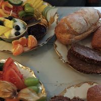 Soyakwark mit Obst at Liesgen in Krefeld