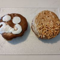 Maple cream and PBJ. Very, very good. at Voodoo Doughnuts - E 6th St in Austin