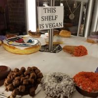 vegan awesomeness at Voodoo Doughnuts - E 6th St in Austin