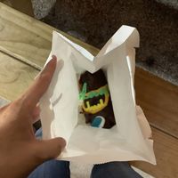 Vegan voodoo doll 10/10 🥲💕  at Voodoo Doughnuts - E 6th St in Austin