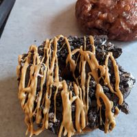 Vegan dirty bastard at Voodoo Doughnuts - E 6th St in Austin