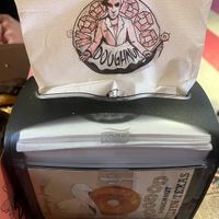 Fun napkins  at Voodoo Doughnuts - E 6th St in Austin