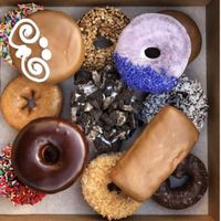 Vegan happy at Voodoo Doughnuts - E 6th St in Austin