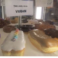 So many choices at Voodoo Doughnuts - E 6th St in Austin