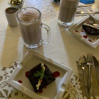 Brownie gluten free y Licuado  at Mi Dulce Jacalito in Mexico City