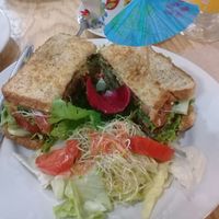 Sanduich de milanesa at Mi Dulce Jacalito in Mexico City