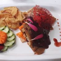 Milanesa de ajonjoli at Mi Dulce Jacalito in Mexico City