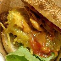 the Mexican w seitan patty at Yellow Sunshine in Berlin