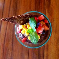 Mousse au chocolat at Fresh in Ubud