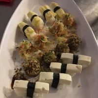 Vegetatian sushi plate at Yap - Lapa in Rio De Janeiro