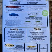 Menu at Vegan Wraps in Montevideo