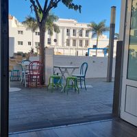 Outside at H2O Juice Bar & Vegan Cafe in Fuerteventura