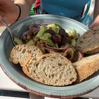 Avocado salad  at H2O Juice Bar & Vegan Cafe in Fuerteventura