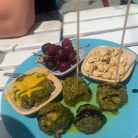Vegan tapas   at H2O Juice Bar & Vegan Cafe in Fuerteventura