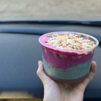 Pick 3 unlimited bowl with acai, pitaya, and blue algae bases at SoHo Juice in Tampa