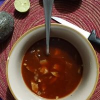 Birria de soya at Al Natural in Mexico City