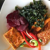 Buffet at Oma Jamu in Canggu