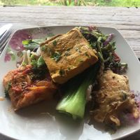 Buffet at Oma Jamu in Canggu