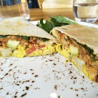 Breakfast burrito at Power Plant Cafe in Templestowe