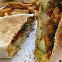 Brekky Burrito  at Power Plant Cafe in Templestowe