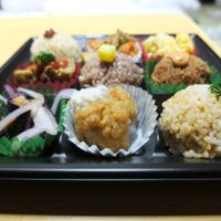 Large bento at Evah Dining Macrobiotic - JR Hakata in Fukuoka