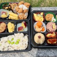 Lunch in the park  at Evah Dining Macrobiotic - JR Hakata in Fukuoka