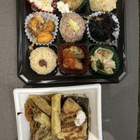 Two of their various Bento set   at Evah Dining Macrobiotic - JR Hakata in Fukuoka