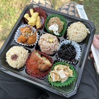 One of many different sized variety bento  at Evah Dining Macrobiotic - JR Hakata in Fukuoka