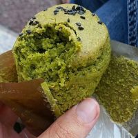 Matcha muffin at Evah Dining Macrobiotic - JR Hakata in Fukuoka