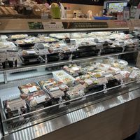 different kinds of bento boxes and other convenience food items😄 at Evah Dining Macrobiotic - JR Hakata in Fukuoka