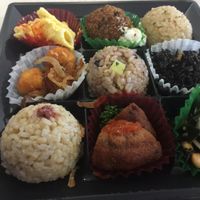 Delicious vegan bento box~ at Evah Dining Macrobiotic - JR Hakata in Fukuoka