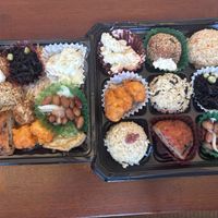Two Bentos at Evah Dining Macrobiotic - JR Hakata in Fukuoka