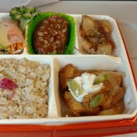 Bento box for ¥700. at Evah Dining Macrobiotic - JR Hakata in Fukuoka