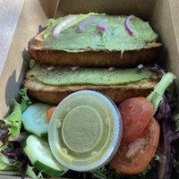 Avocado toast  at InfusionTea in Orlando