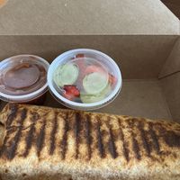 Vegan breakfast burrito   at InfusionTea in Orlando