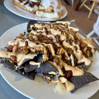 Tempeh nachos #Veganuary at InfusionTea in Orlando