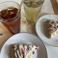 Tea and Vegan, GF Strawberry Scones  at InfusionTea in Orlando
