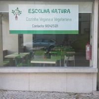Outside at Escolha Natura in Lisbon