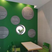 Indoors poetry at Escolha Natura in Lisbon