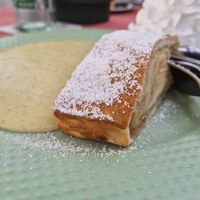 Apfelstrudel at Restaurant Pizzeria Ambiente in Bad Kissingen