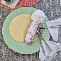 Apfelstrudel at Restaurant Pizzeria Ambiente in Bad Kissingen