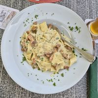 Tagliatelle mit Pfifferlingen at Restaurant Pizzeria Ambiente in Bad Kissingen