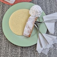 Apfelstrudel at Restaurant Pizzeria Ambiente in Bad Kissingen