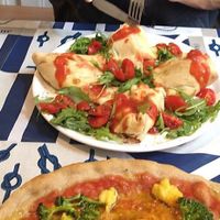 Vegane Blumen Pizza at Pizzata in Graz