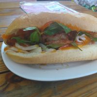 Vegan char siu Bahn mi at Chan Nhu II in Ho Chi Minh City