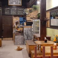 Interior at Green Garden Cafe in Canggu